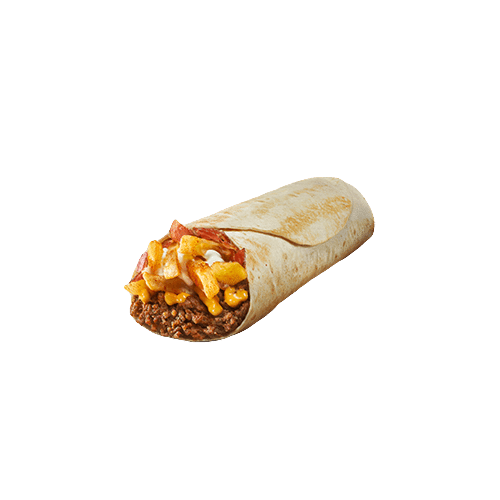 Cheesy Bacon Fries Burrito