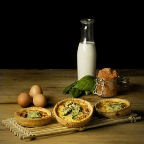 Quiche brocolis saumon