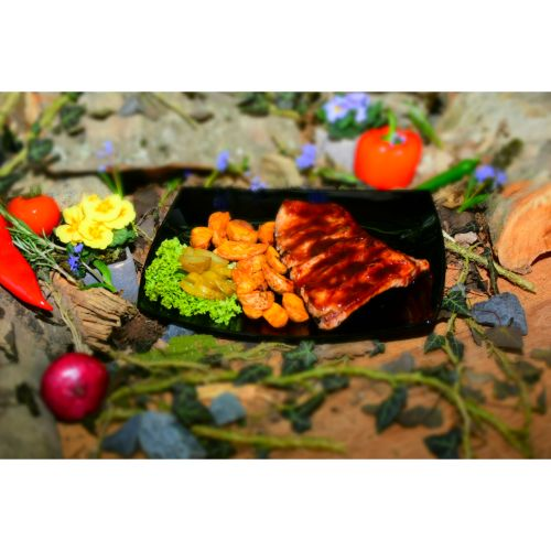 Coaste de porc cu sos barbeque