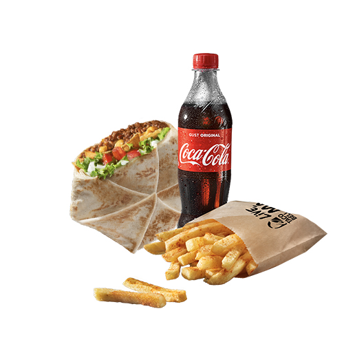 Snack menu Lil Crunchwrap Nacho Cheese Beefy