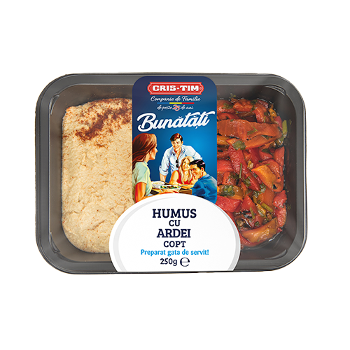 Humus cu ardei copt (Produs de post)