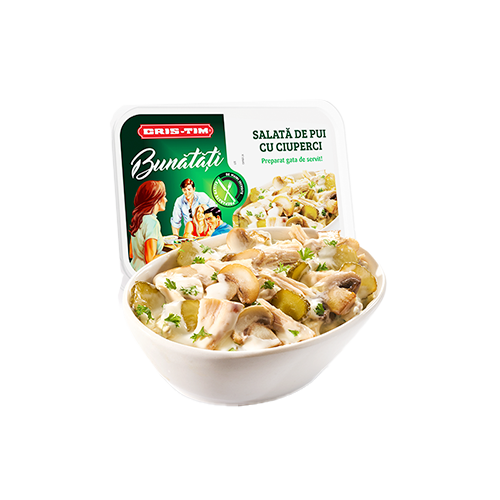 Salată de pui cu ciuperci