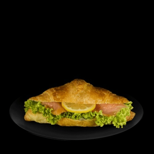 Croissant saumon