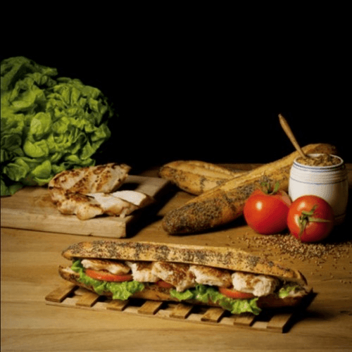 Sandwich pavot poulet