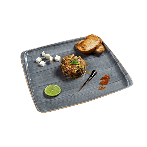 La Tartare di Salmone Fresco con il suo Condimento e Quinoa