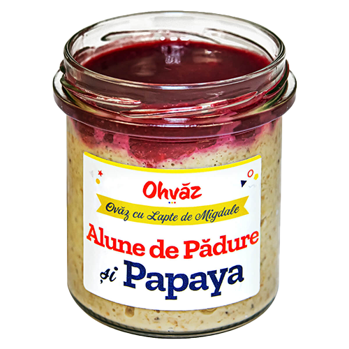 Ovaz cu papaya si alune de padure