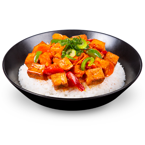 Sambal Tofu (vegan, pikant)