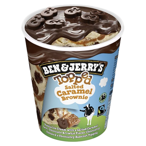 Ben & Jerry's Topped Salted Caramel Brownie 100ml