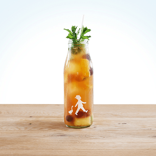 Eistee Obstsalat-Minze 0,5l
