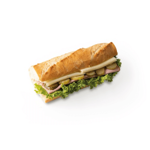 Baguette mit Neuburger und Emmentaler