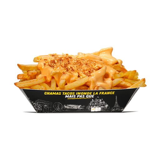 Frite cheddar oignons crispy