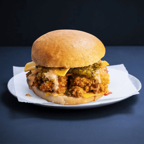 Katsu Sōsu Chicken Burger