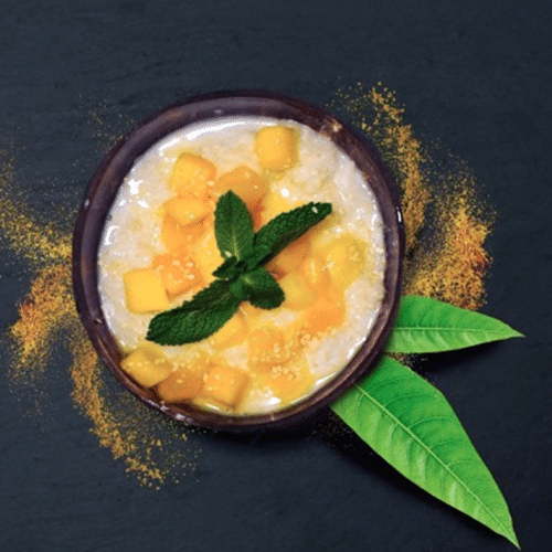 Sticky rice mango