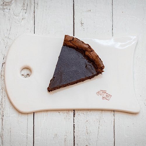 Portie chocoladetaart