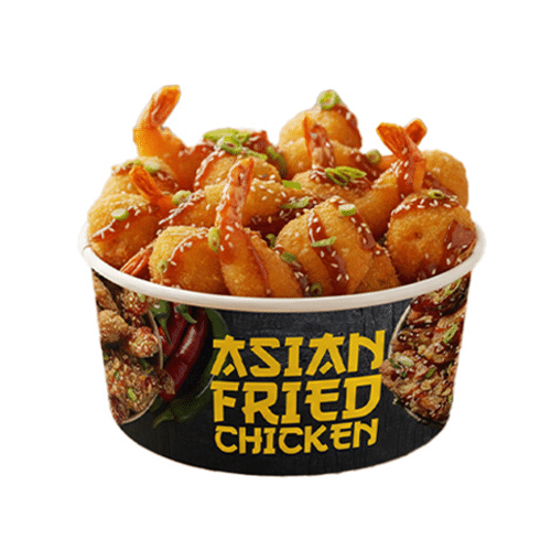 Asian crevettes panées