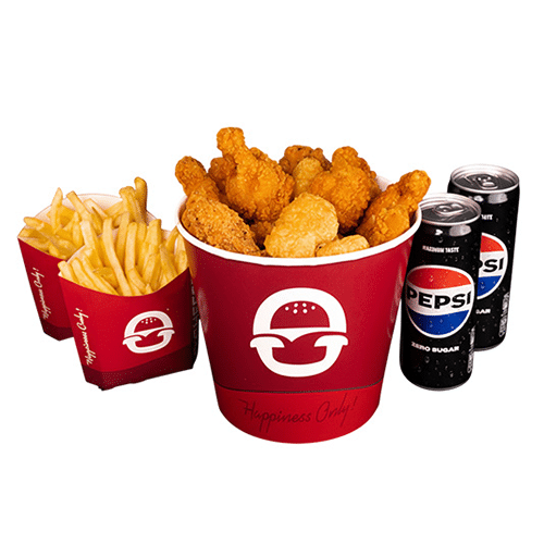 Menu O'double bucket