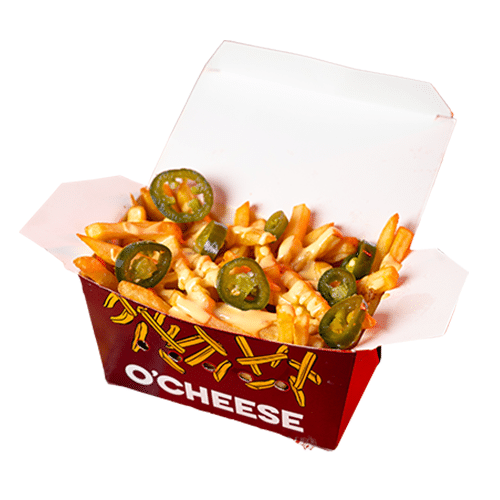 Cheddar bacon jalapeño fries