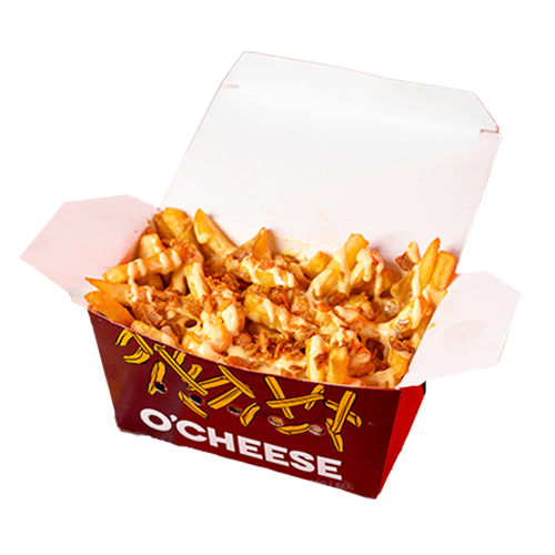Frite cheddar oignons crispy