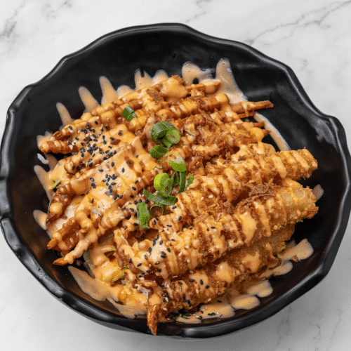 Donburi tempura douce