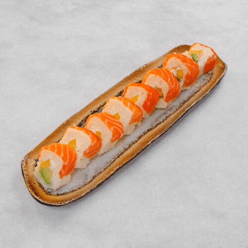 Saumon rolls cheese avocat mangue