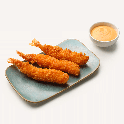 Yakitori crevettes tempura - 3 pièces