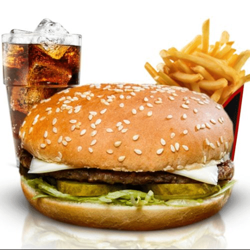 Cheeseburger klein Menü