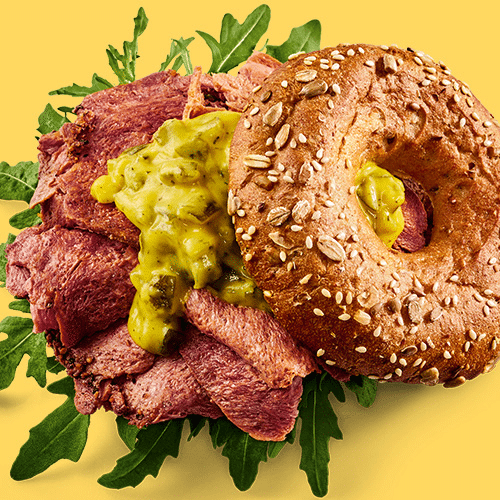 Planted Pastrami Bagel (vegan)