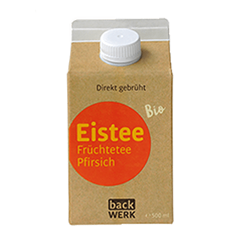 BackWerk Bio Früchtetee Pfirsich 0,5l