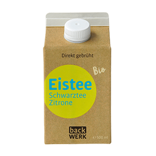 BackWerk Bio Schwarztee Zitrone 0,5l