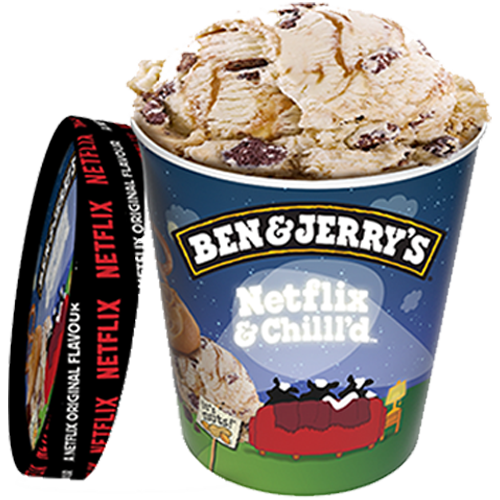 Ben & Jerry's Netflix Original Netflix & Chilll'd 465ml