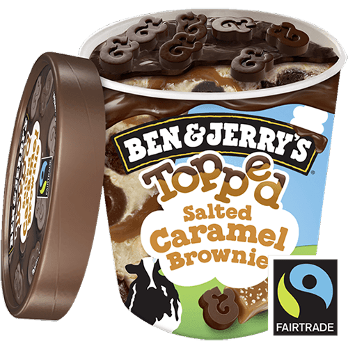 Ben & Jerry's Topped Salted Caramel Brownie 470ml