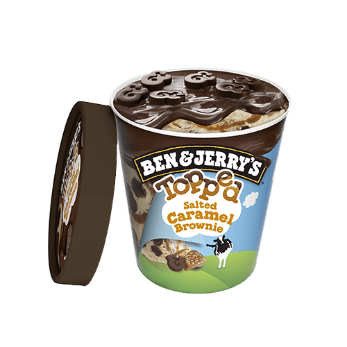 Topped Salted Caramel Brownie 470ml