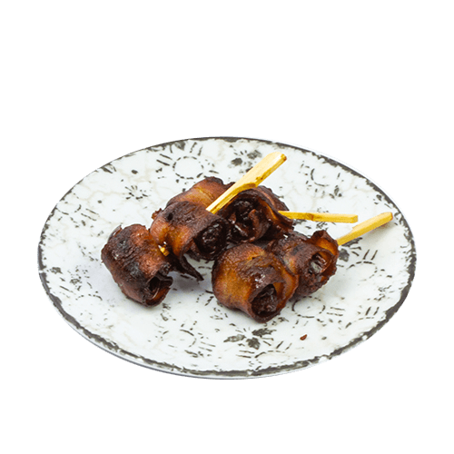 Datiles en bacon