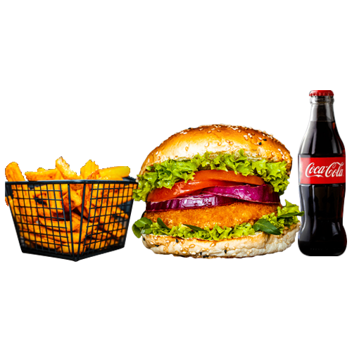 Crispy Burger Menü