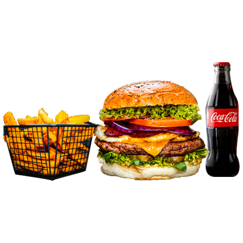 Türkisch Deluxe Burger Menü
