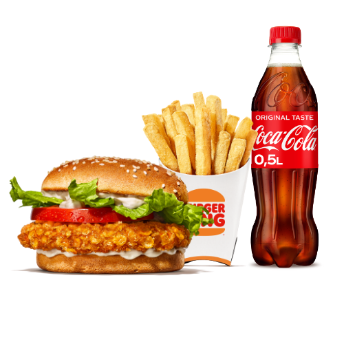 Crispy Chicken King Menü