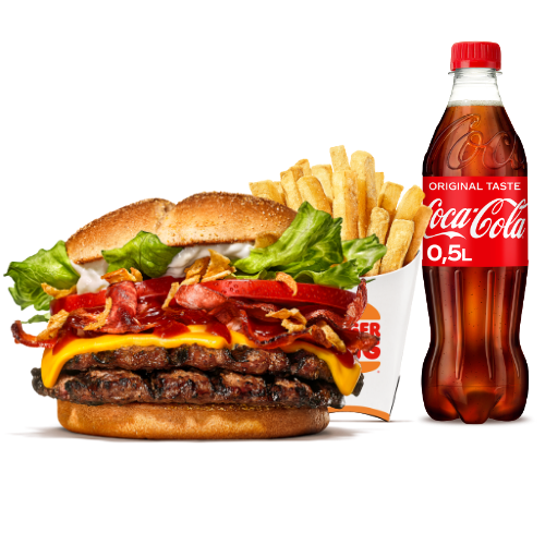 Double Steakhouse King Menü