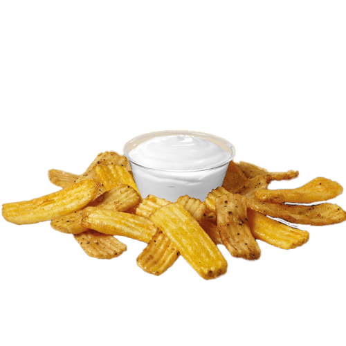 Pepper Corn Fries mit Sour Cream
