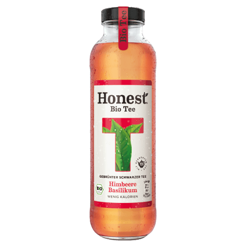 Honest Bio Tee Himbeer Basilikum 0,33l