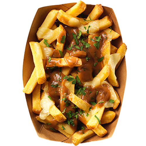 Poutine Mit Pommes Pommes Frites Poutine