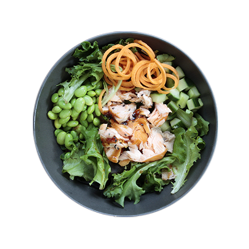 Lachsfang Salat