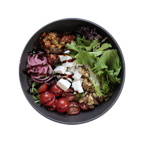 Wilde Ziege Salat (vegan)