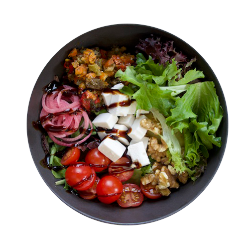 Wilde Ziege Salat (vegan)