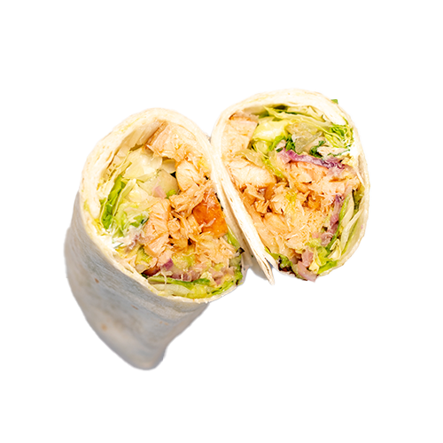 Teriyaki Lachs Wrap