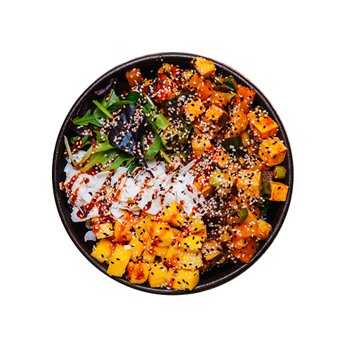 Spicy Tropical Räuchertofu Bowl (scharf)