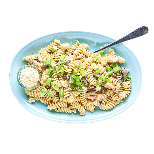 Fusilli con pollo