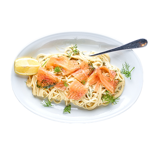 Spaghetti al salmone