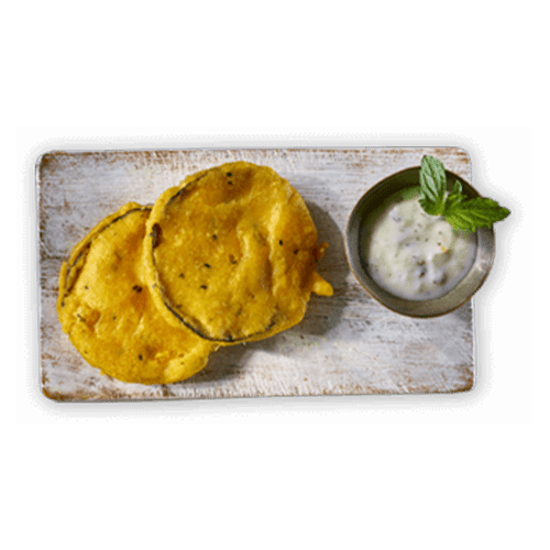Aubergine Pakora (vegan)