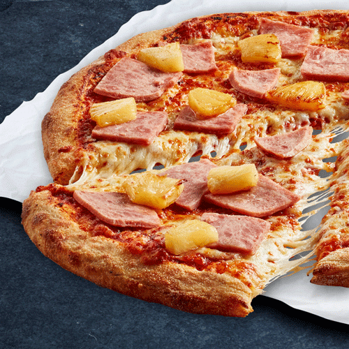 Pizza Hawaii (halal)