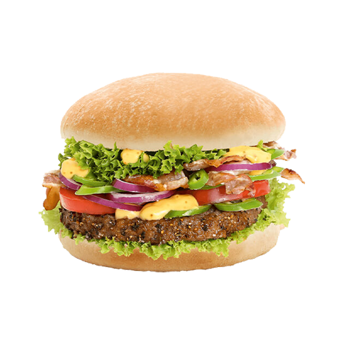 Chili-Cheese Burger (scharf)